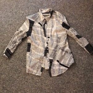 EUC Newspaper blouse